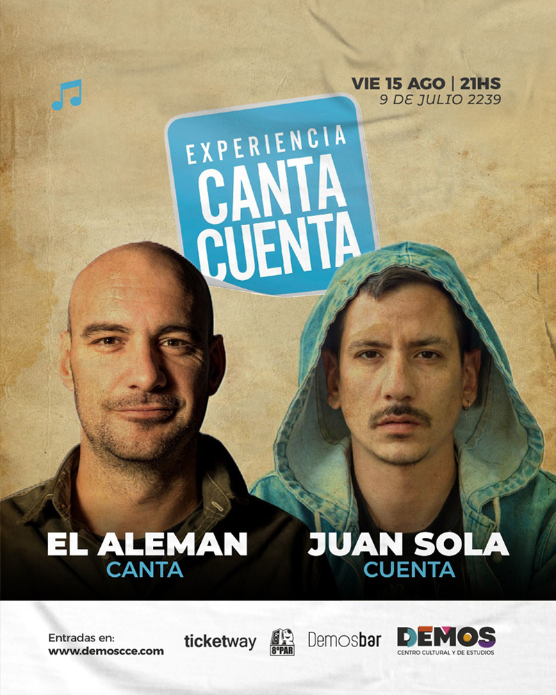 Juan Solá vuelve a Demos con Experiencia Canta Cuenta